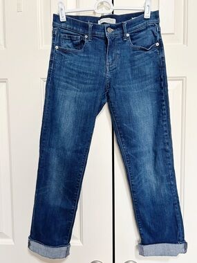 Banana Republic Straight Jeans 26P Cuffed Classic Coastal 90's